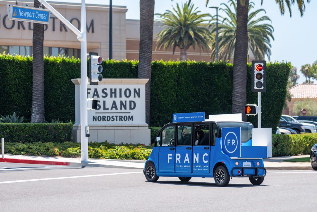 Free Rides to Fashion Island in the Newport Center Area