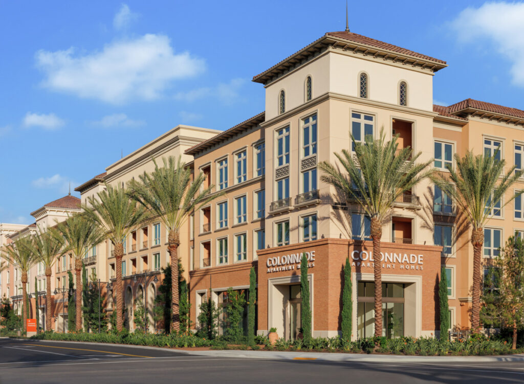 Exterior view of Colonnade apartment homes